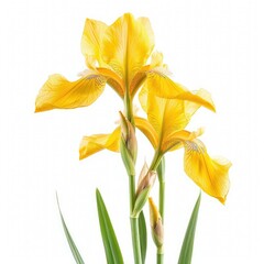 Ultra Hd Image of a Photo Iris, Isolated on a White Background