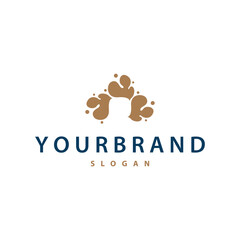 cell neuron technology logo design illustration data simple abstract modern template brand product