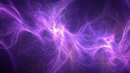 Obraz premium Abstract Purple Nebula: A Cosmic Dance of Light and Energy
