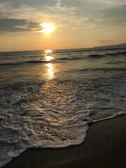 sunset on the beach © nayeli