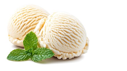 Refreshing mint ice cream kitchen food photography bright close-up dessert treat