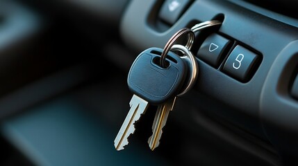 Car Keys in Dashboard