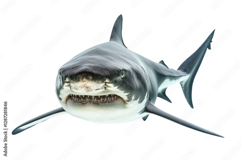 Aufkleber generic animal isolated on transparent background showcasing its sharp teeth and powerful presence