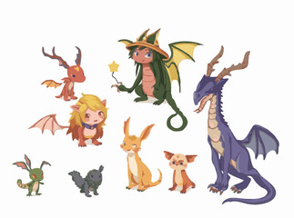 Imaginative Fantasy Creatures for Children's Tales