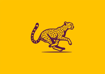 A swift cheetah dashing through the wild, embodying speed, agility, and untamed spirit