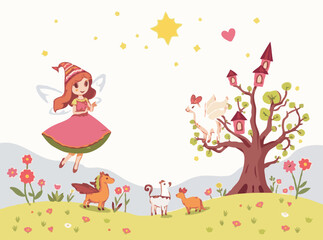 Enchanting Fairy Tale Vectors for Children's Stories