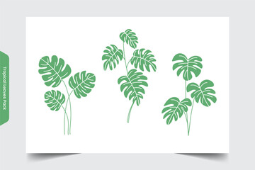 Tropical Leaves Pack