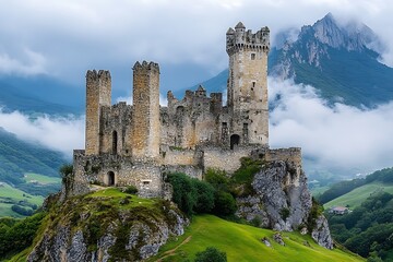 Ancient Castle Mountaintop