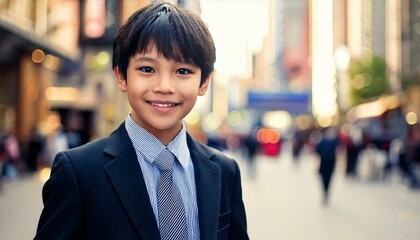 スーツを着た男の子