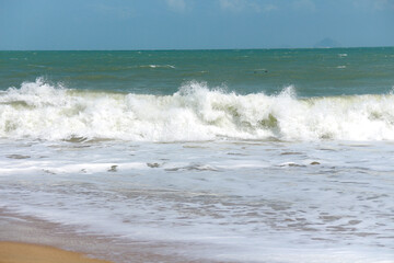 waves on the beach