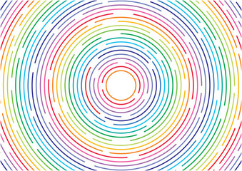 星の軌跡のような光が流れるカラフルなイラスト