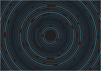 星の軌跡のような光が流れるカラフルなイラスト