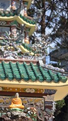 Fototapeta premium Buddhist temple details