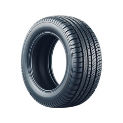 Obraz premium Car tire isolated on transparent background