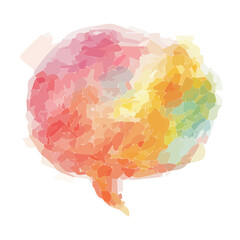 Crayon-style speech bubble, hand-drawn texture, playful design, vector illustration, SVG format