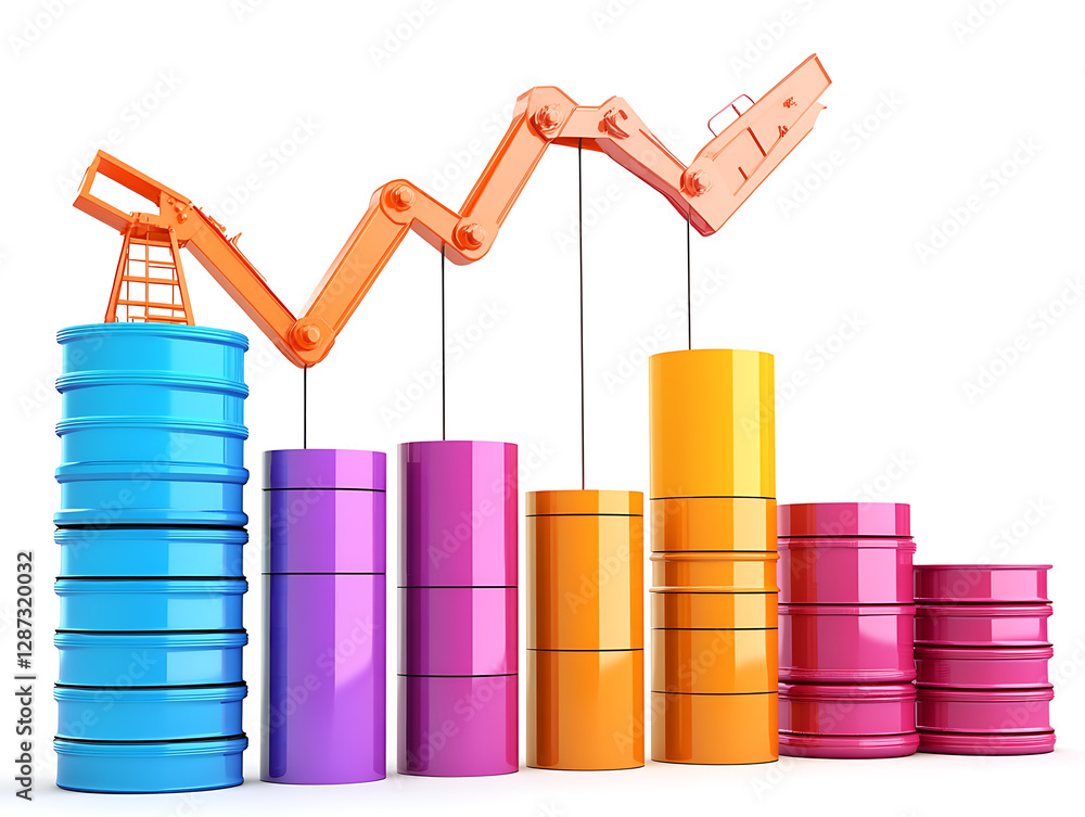 Aufkleber economic growth analysis using bar graphs business sector infographic digital environment analytical
