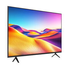 Samsung Smart TV with Ultra High Definition Isolated on Transparent Background