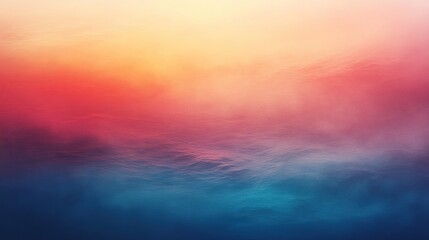 Obraz premium Colorful sunset cloudscape, vibrant sky, atmospheric, textured background, design element