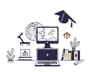 Illustrative Graphics for Educational Online Resources