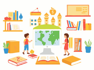 Illustrative Graphics for Educational Online Resources