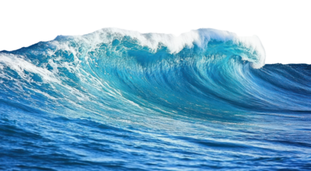 PNG Huge wave in the ocean nature water blue.