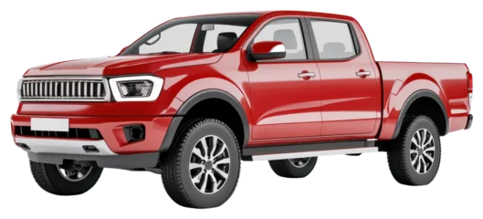 Peel and stick wall murals PNG Futuristic concept pickup truck vehicle modern transportation.