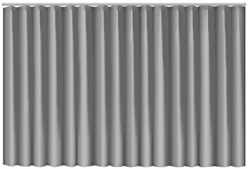 閉じたグレーのカーテン