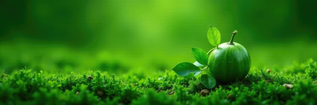 Verde mato verde com bezerro branco estendido sobre a grama alta, branco, terra