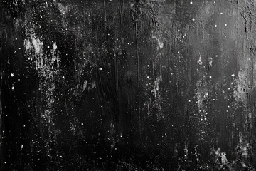 Grunge black surface texture with speckles, suitable for background