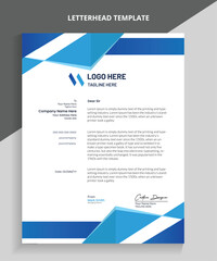 Professional Business Letterhead Design, Vector letterhead templates
