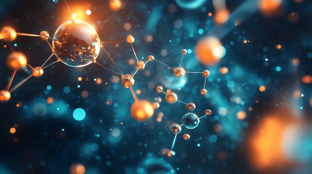 Illuminating molecular dynamics floating bonds and glowing atom trails in a virtual science lab environment