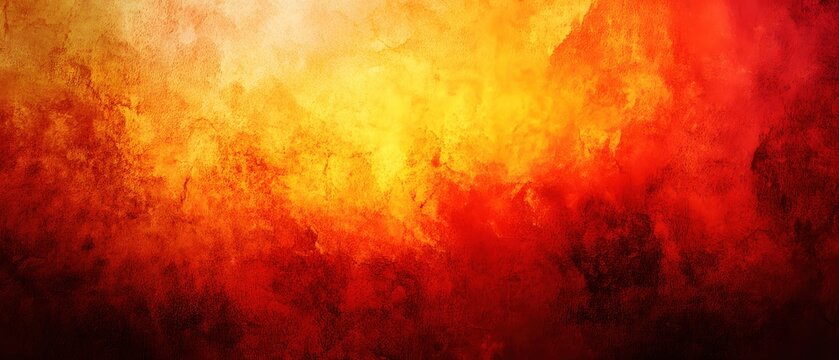 Abstract fiery texture with vibrant shades of orange and red creating a dramatic backdrop - Powered by Adobe