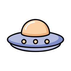 UFO Classic Space Exploration Icon