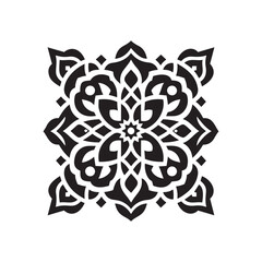 Islamic Mandala Pattern Vector | Arabic Geometric Ornament Design