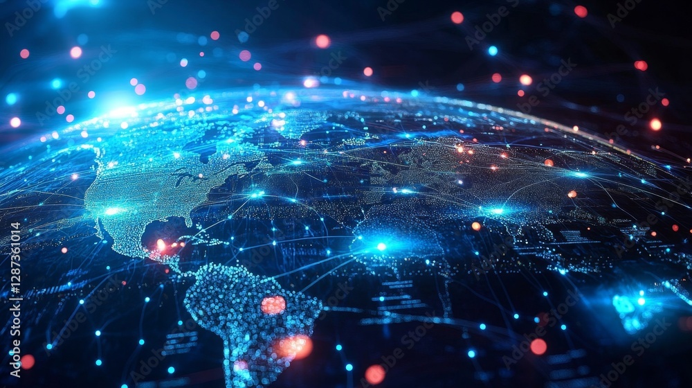 Poster mapping data flow digital space data visualization online environment analytical perspective digital