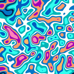 COLORFUL TEMPLATE ABSTRACT PAPER CUT PATTERN DESIGN FLAT COLOR FOR WALLPAPER BACKGROUND ELEMENT VECTOR 