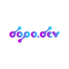 Dopo logotype design template concept