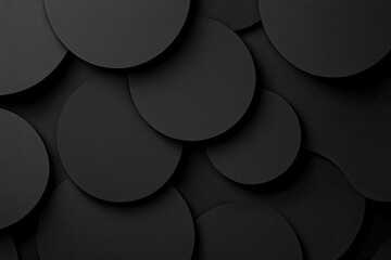 Abstract layered circles background