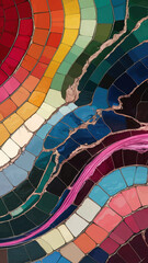 Obraz premium hires Abstract seamless pattern Marble material texture with different designs and types 