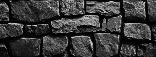 Dark Stone Wall Texture
