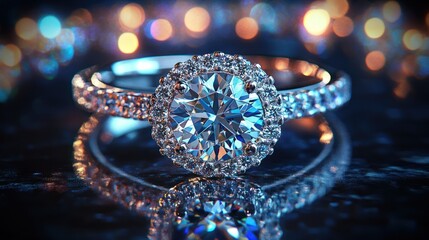 Dazzling Diamond Engagement Ring: A Symbol of Love and Commitment