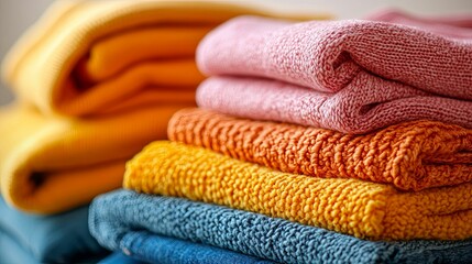 Stacked Knit Sweaters and Jeans in Autumn Hues