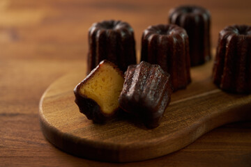 カヌレ・ド・ボルドー　洋菓子イメージ