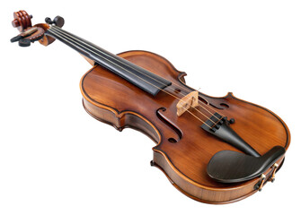 Fototapeta premium Violin performance concert hall music instrument indoor isolated on transparent background