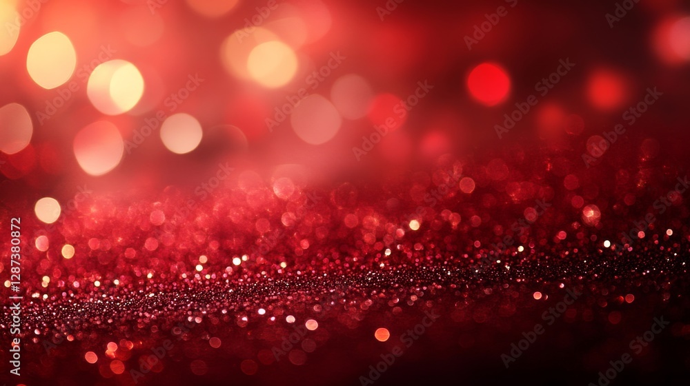 Poster creating a vibrant red abstract backdrop studio digital art artistic space close-up bold color and t