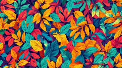 Bring tropical vibes to your space a vibrant leaf pattern for decor home print relaxing environment nature-inspired concepts