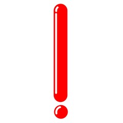 red exclamation mark, exclamation mark sign, exclamation mark icon, exclamation mark, icon, symbol, sign, png