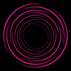 Pink and black wall decoration, abstract spiral background, abstract pink circle, abstract pink and black background, pink, abstract background with circles, spiral, motion