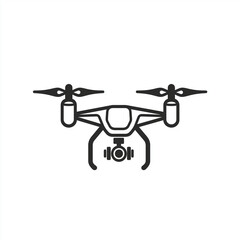 Quadcopter Drone Icon Aerial Photography Camera Drone UAV Technology