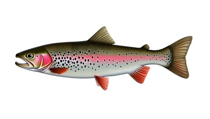 Fototapeta premium Rainbow Trout: Aquatic Beauty